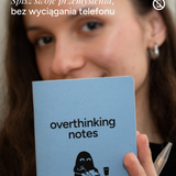 Notes kieszonkowy "Overthinking notes"