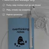 Notes kieszonkowy "Overthinking notes"