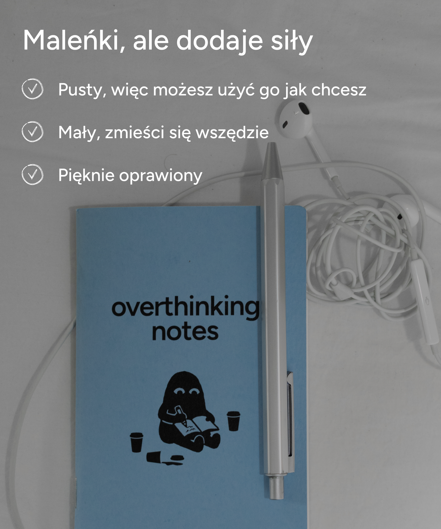 Notes kieszonkowy "Overthinking notes"